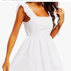 White Sleeveless Dress